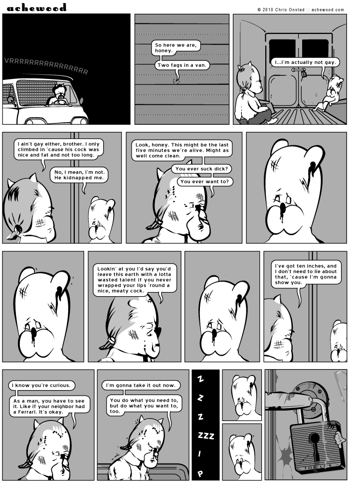 In comics, it is considered classy not to show the ten-inch penis right away. comic