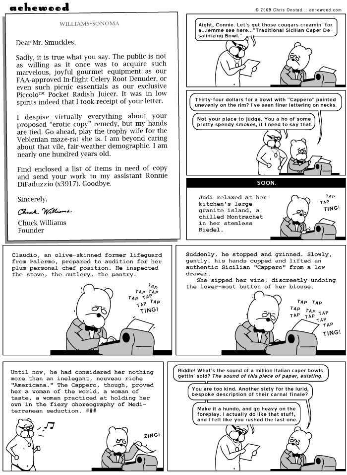 Foreplay: Ray likes that stuff. comic
