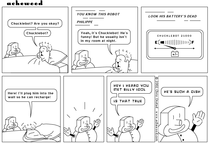 He's not a dish, he's an old man in a costume. comic