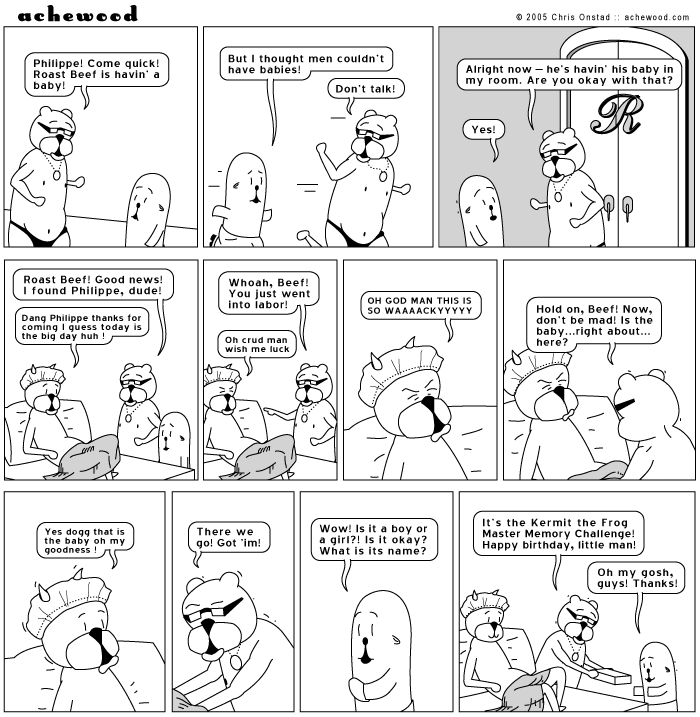 Who says good things never happen to the little shaver. comic