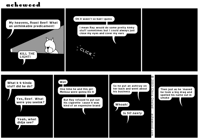 it was in cursive of course comic