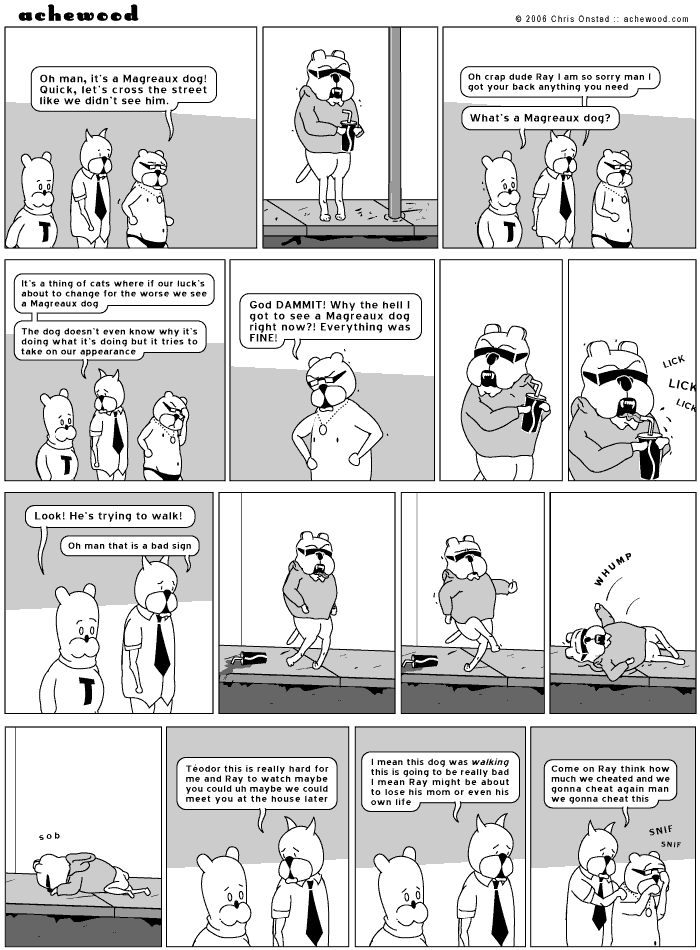 Seeing your Magreaux dog try to walk is probably the worst feeling in the world. comic