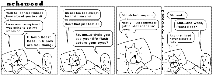 Mostly just shot is all comic