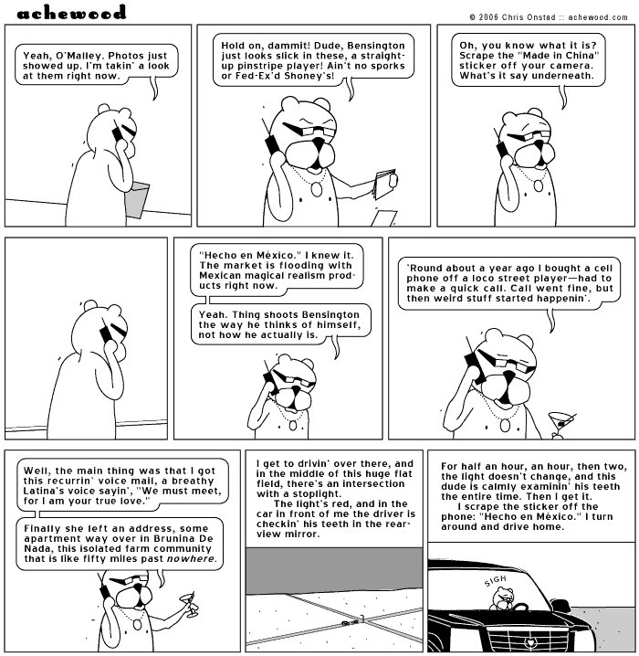 Something about it. Ray knows. He will not find love that day, not behind that man. comic