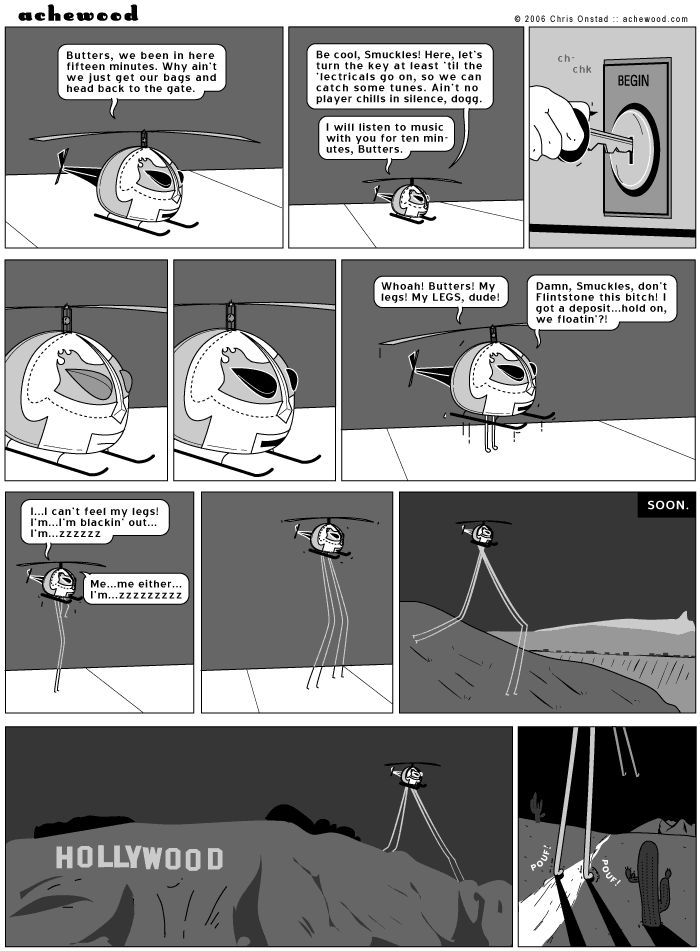 Man, what a thing to sleep through. comic