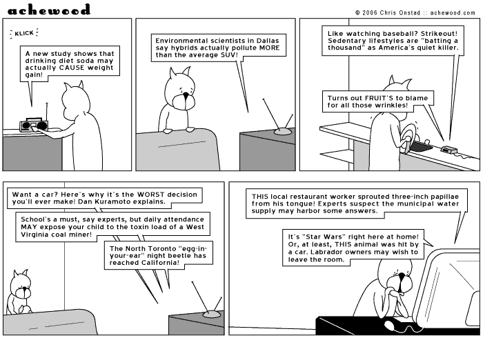 It's A Question The News-Papers Monday comic