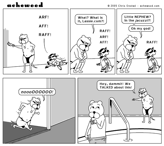 They had agreed that things like this were not good for Little Nephew's future prospects. comic