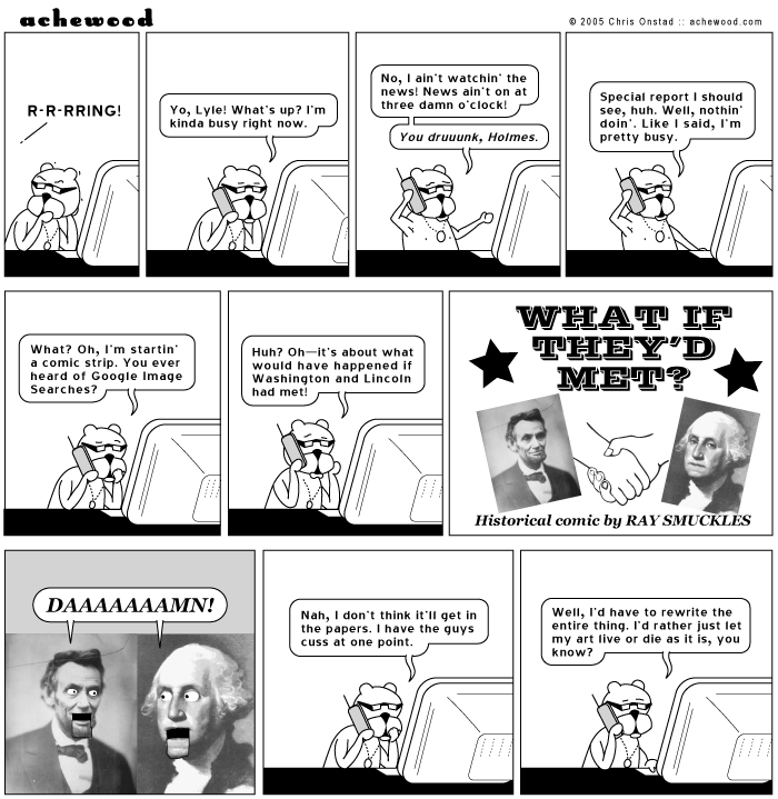 George Washington died December 14, 1799, from a throat infection. comic