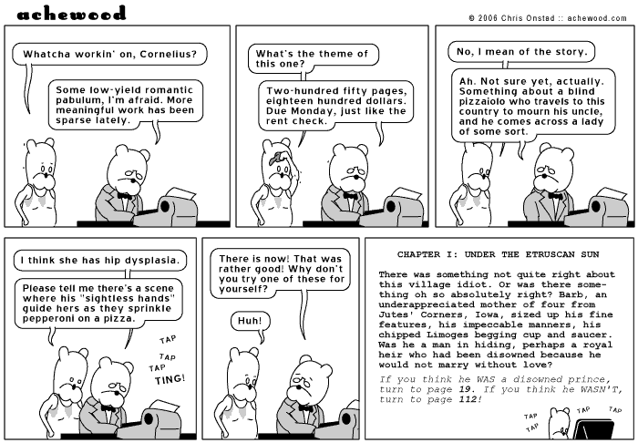 Choose Your Own Dopey PG-13 Love Adventure comic