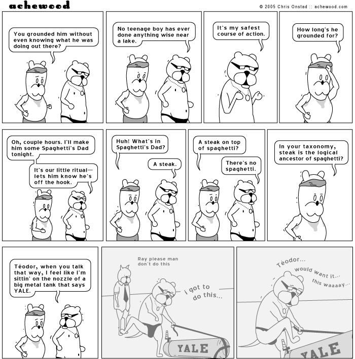 Ray sees Téodor as intellectual. comic