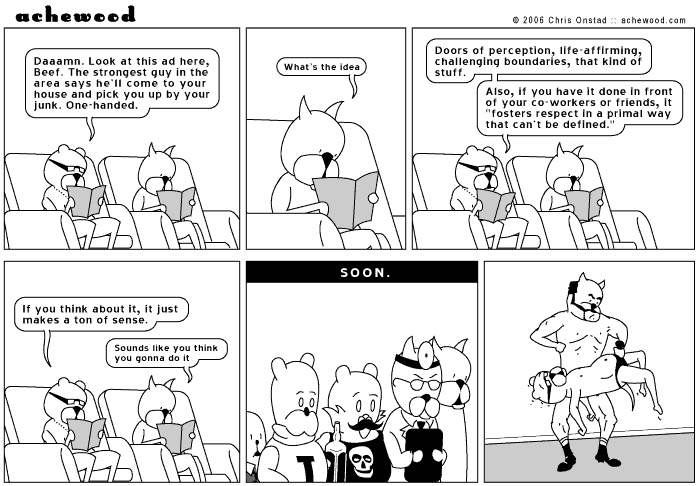 Achewood is not responsible for any snappages. comic