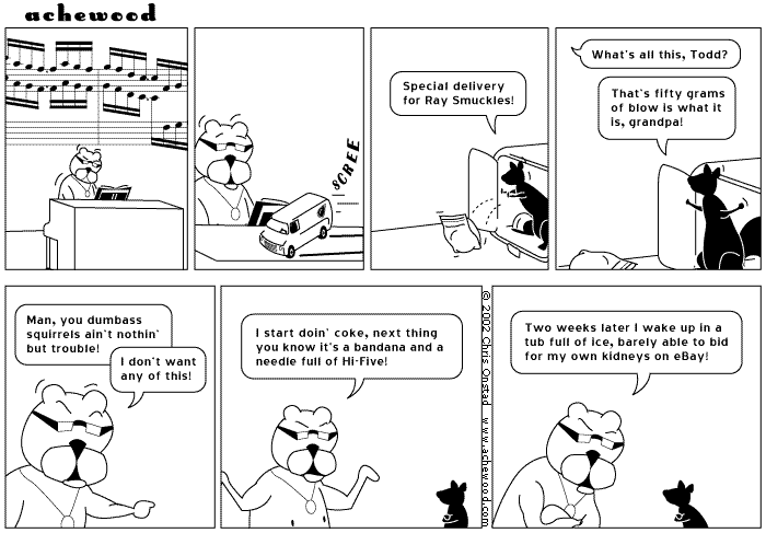 High-Five = HIV comic
