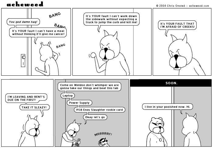If there is an earthquake then the creek can close in around you comic