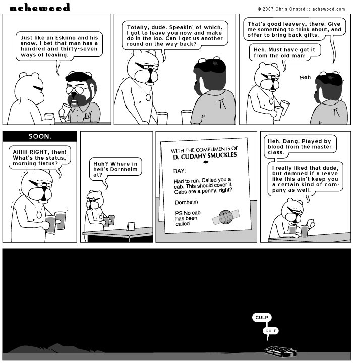 As a Smuckles, he innately appreciates a well-crafted Leave. comic