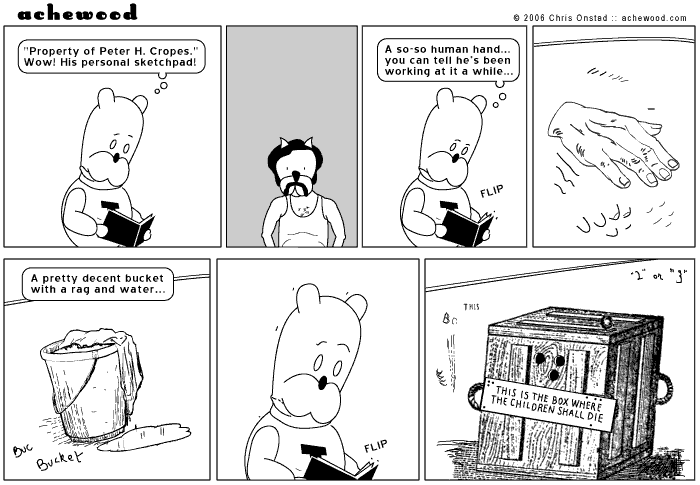 Not that he will kill them, but they will die there. comic