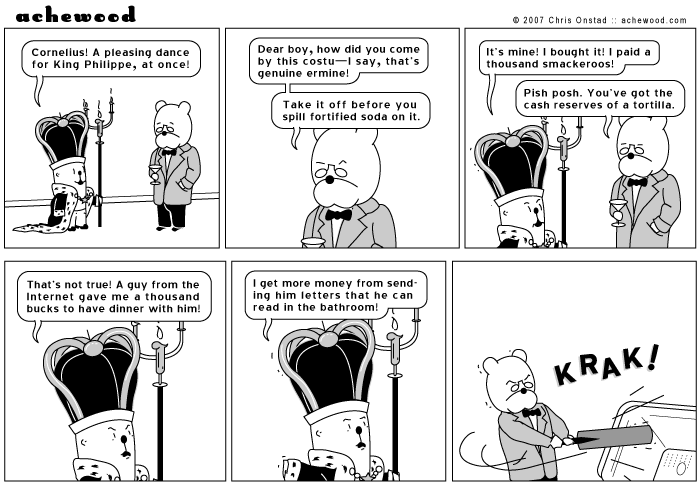 Mod band name - The Cornelius Solution comic