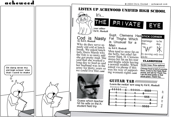 Public institutions should not attempt fish dishes. comic