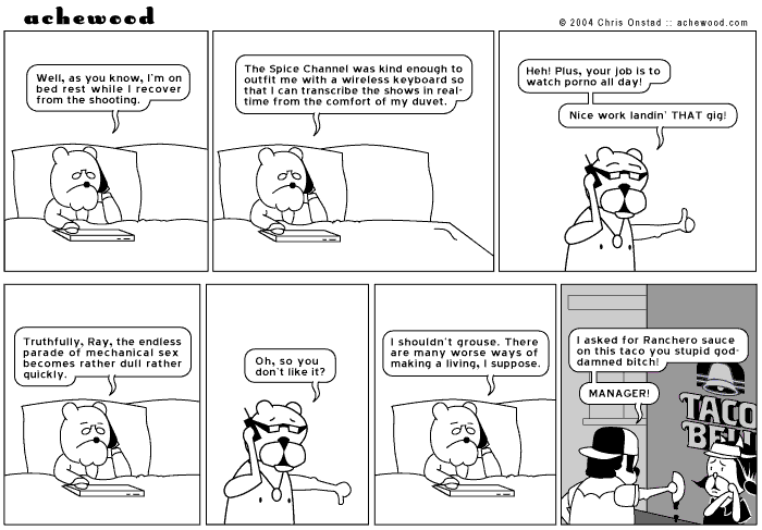 MOLLY PLEASE CLEAN THAT UP AND FIX THIS GENTLEMAN A NEW TACO comic