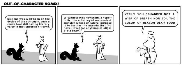 For the new year, I'm exercising the long-atrophied brevity muscle. comic